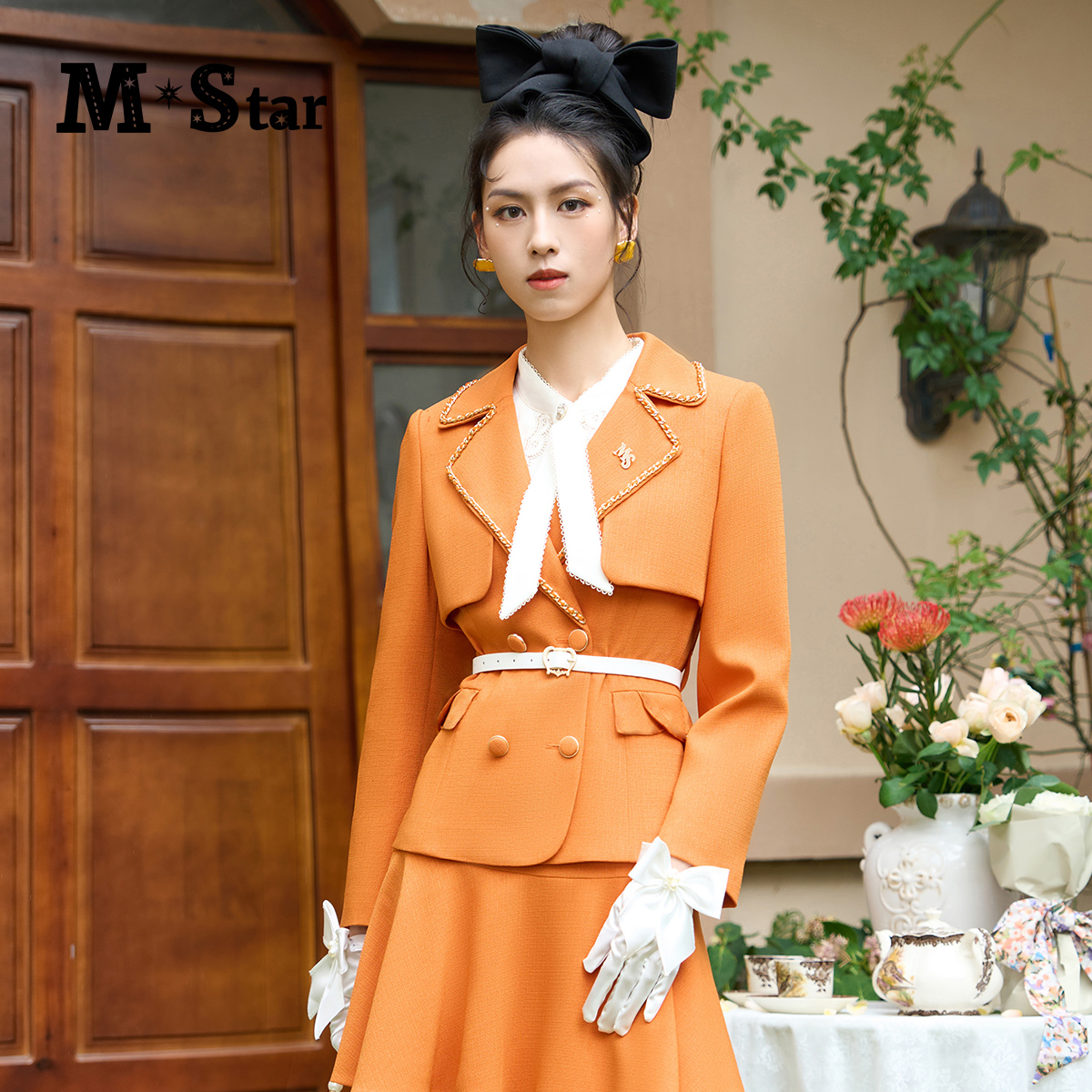 【蜜思仝】M-Star短款风衣外套时尚SEQG112548