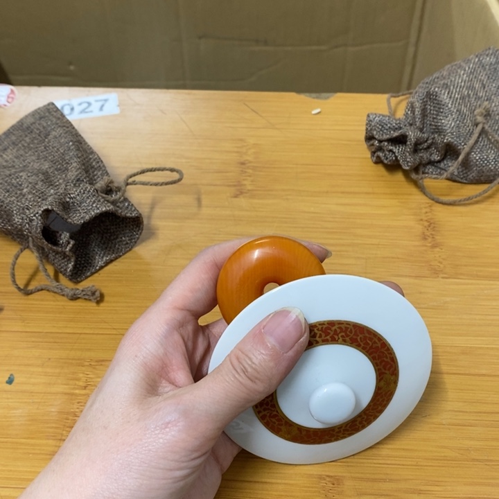 瓷片哈哈中古工艺品一件