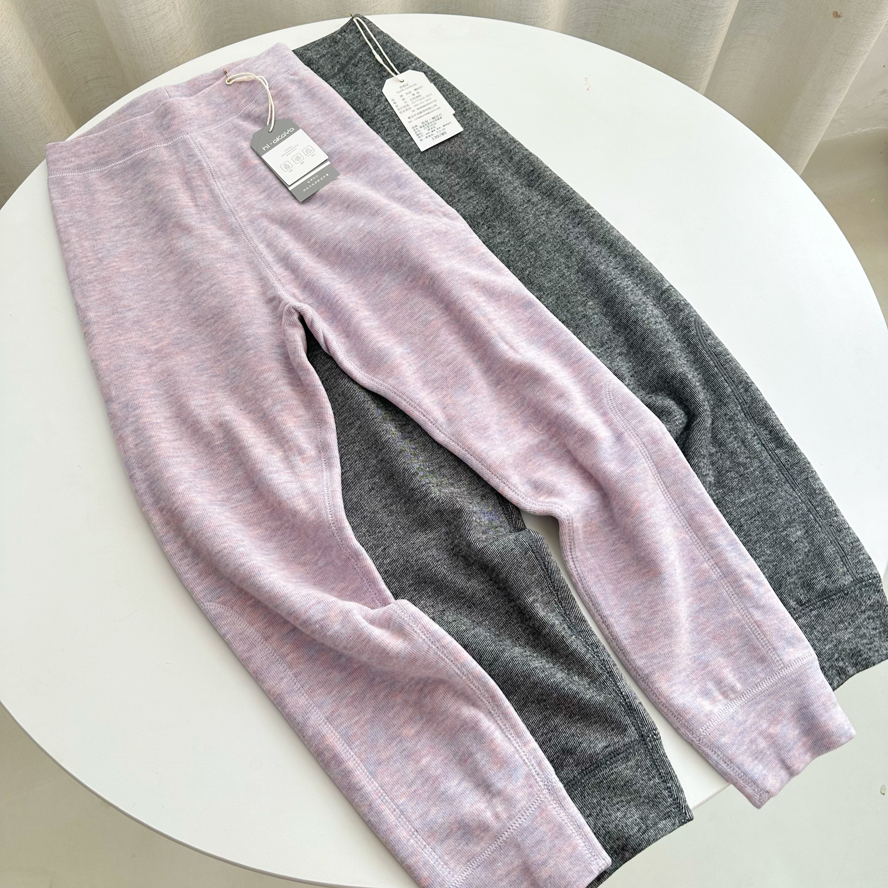 冬季儿童双层加厚中大童保暖长裤 1016