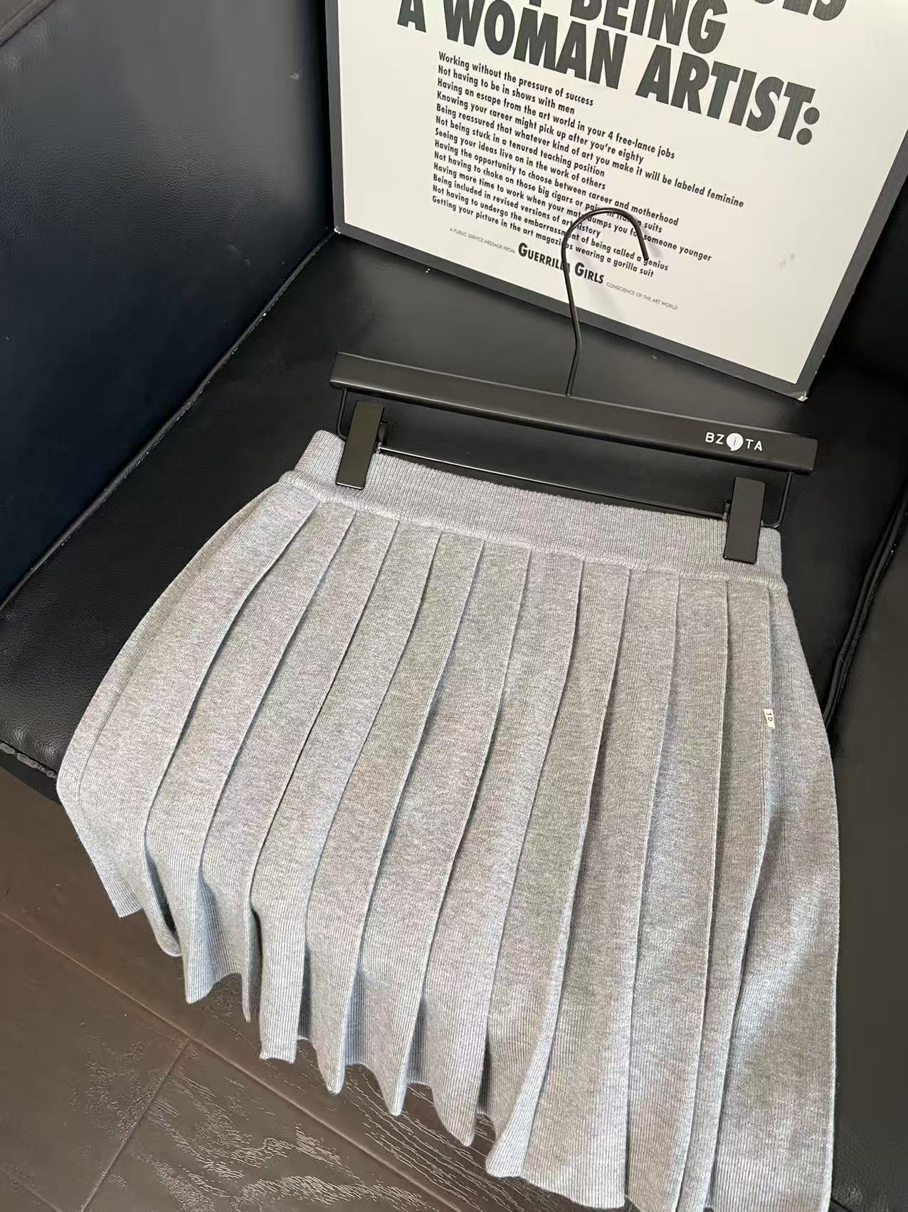 【 雨•美 推荐 】72401百搭针织百褶裙