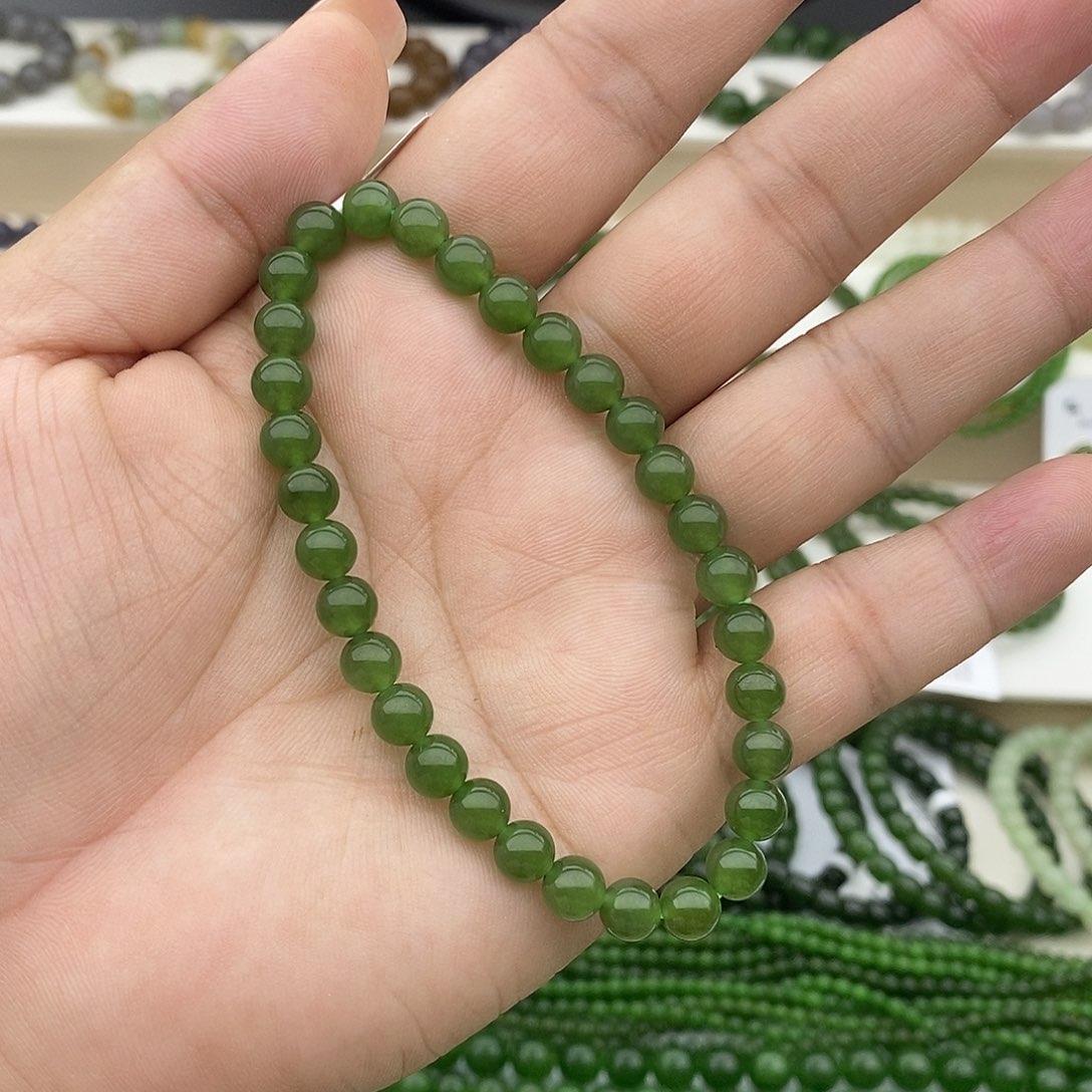 和田玉手链未镶嵌