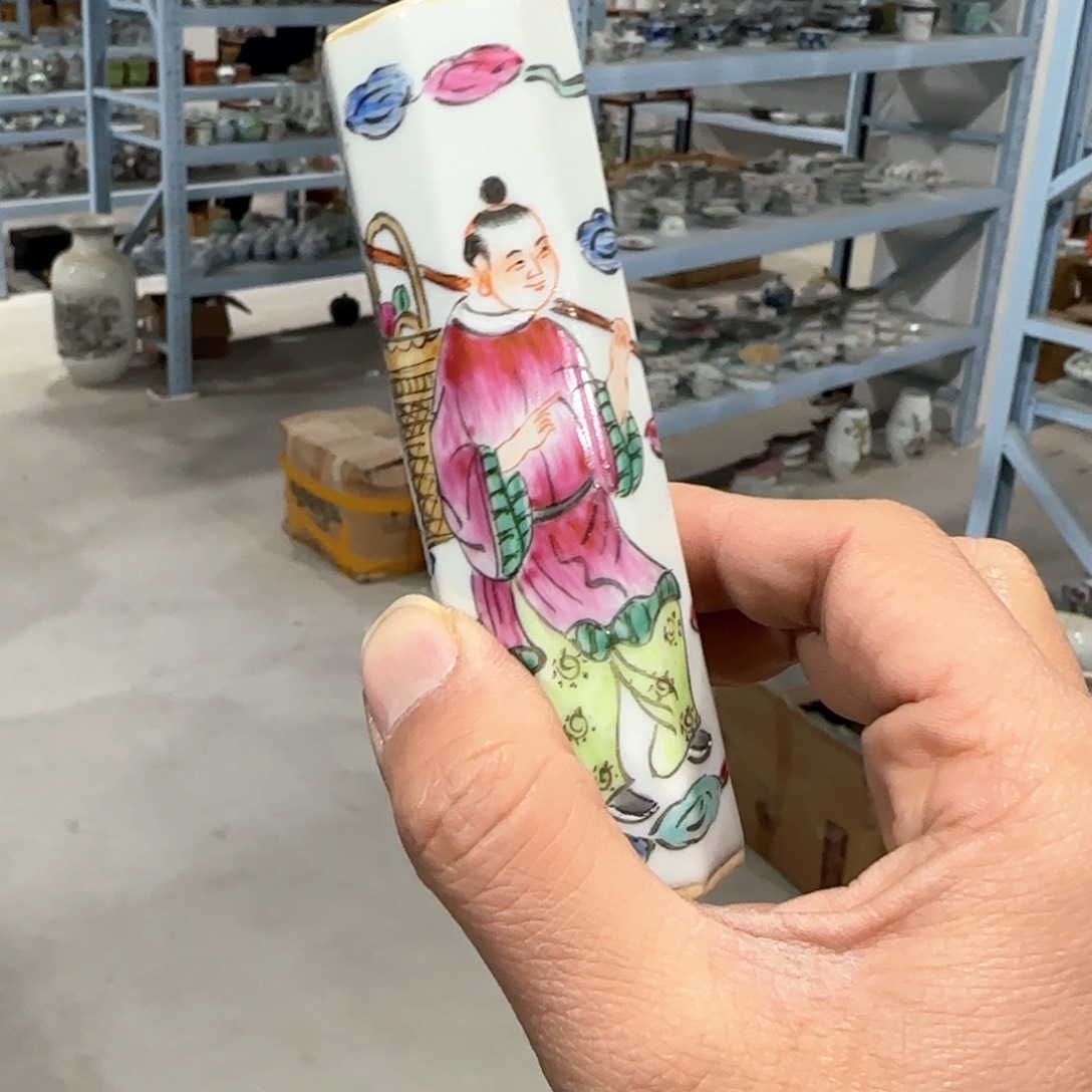 瓷片摆件手绘瓷器全部处理