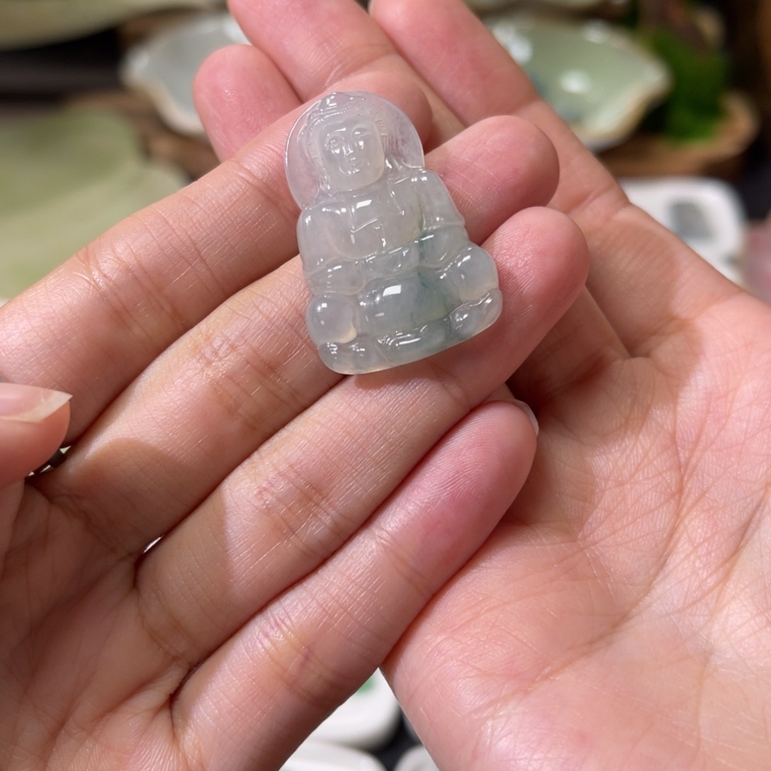 定制翡翠未镶嵌观音