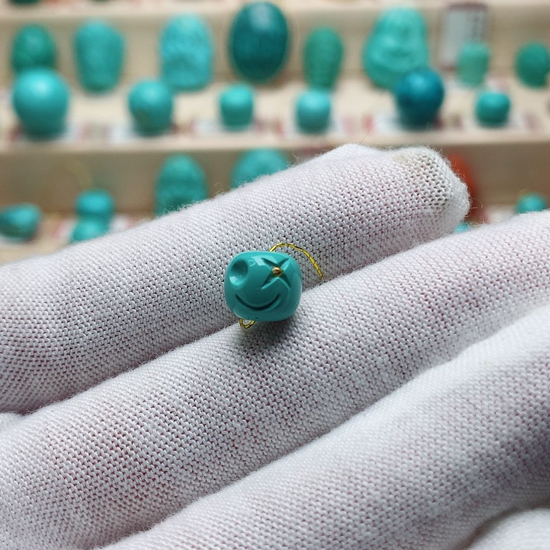 绿松石珠宝半成品未镶嵌