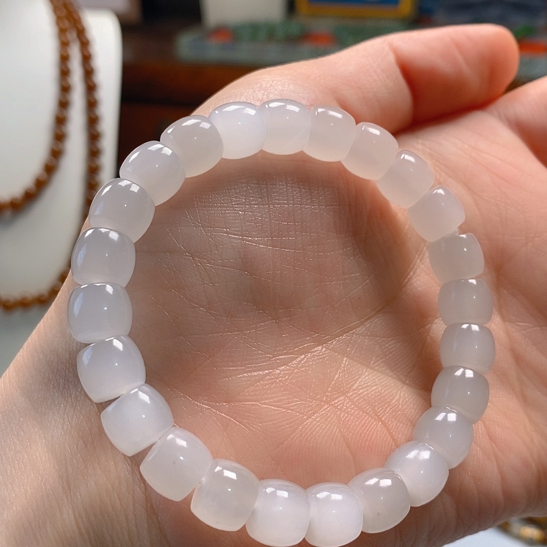 和田玉手串未镶嵌