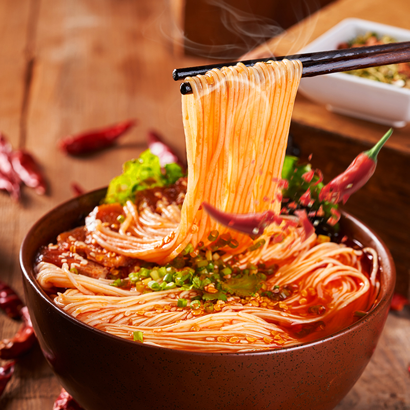 食城记兰州拉面桶装非油炸面免煮速食