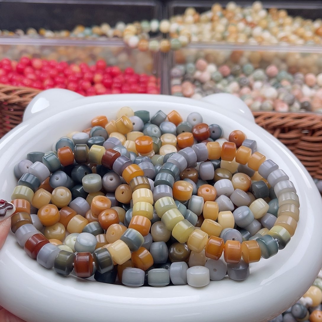 白玉菩提吊坠C/10mm/60颗