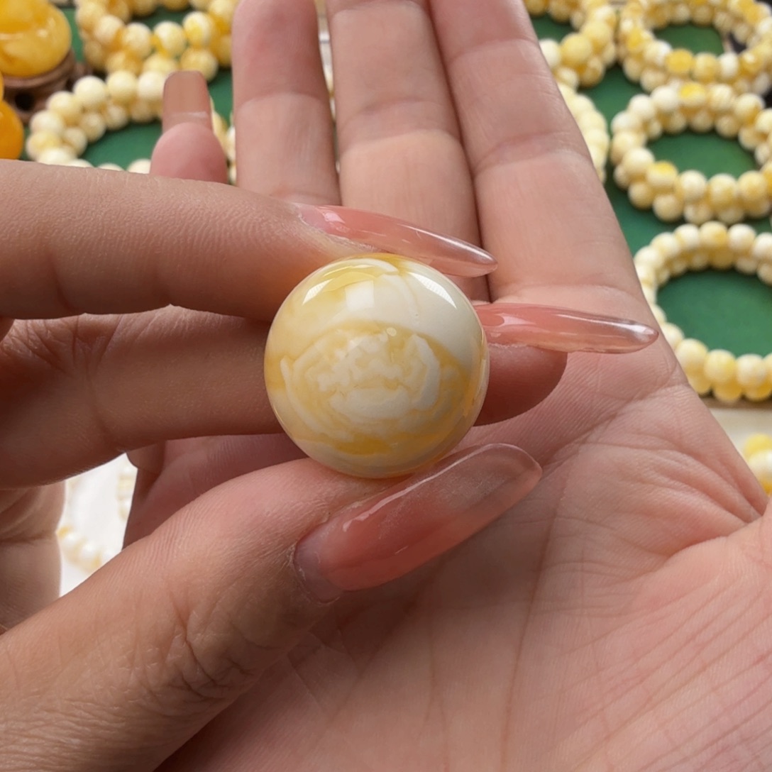 琥珀裸石未镶嵌天然蜜蜡21m