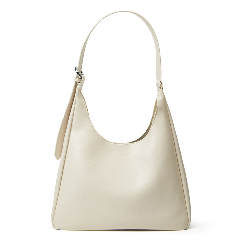 PU大容量学生小众斜挎包通勤女休闲百搭单肩高级感设计托特包包简