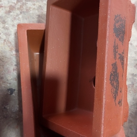 紫砂宜兴紫砂花盆26+26红马槽