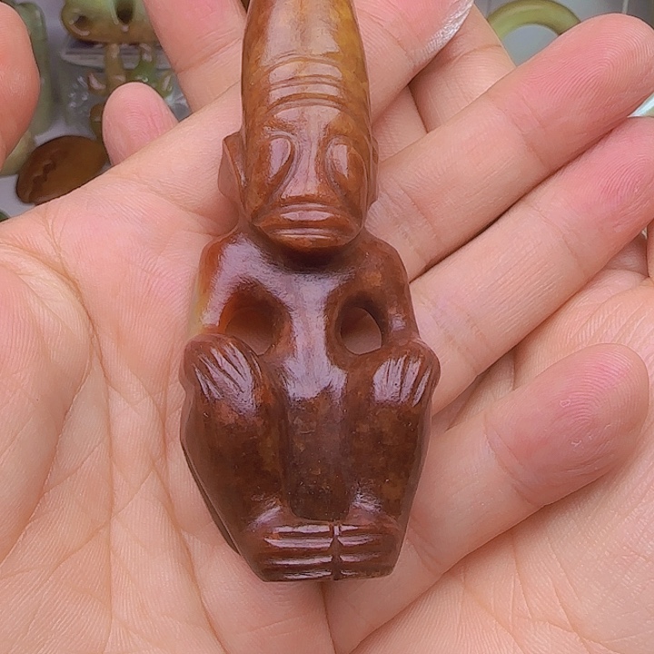 尼***丁和田玉未镶嵌吊坠(不含链)