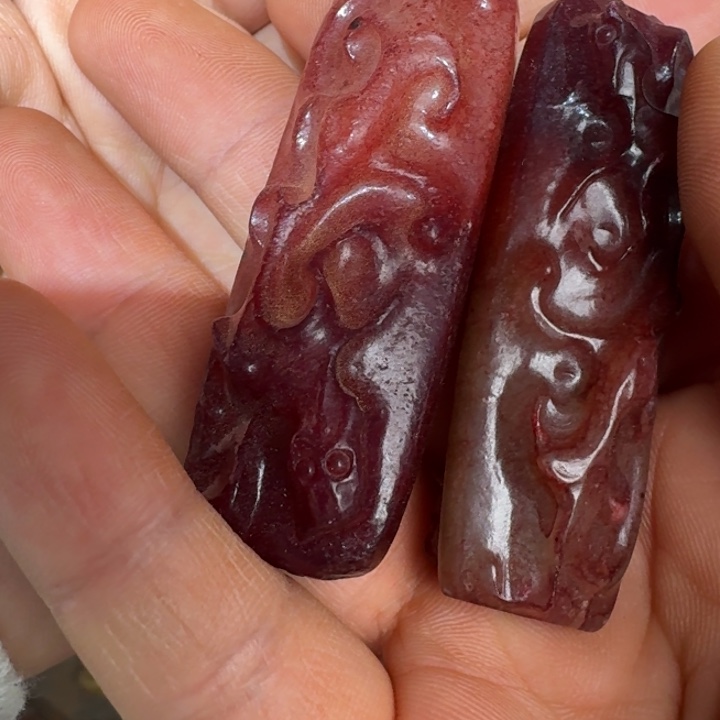 爱***翁和田玉未镶嵌挂件