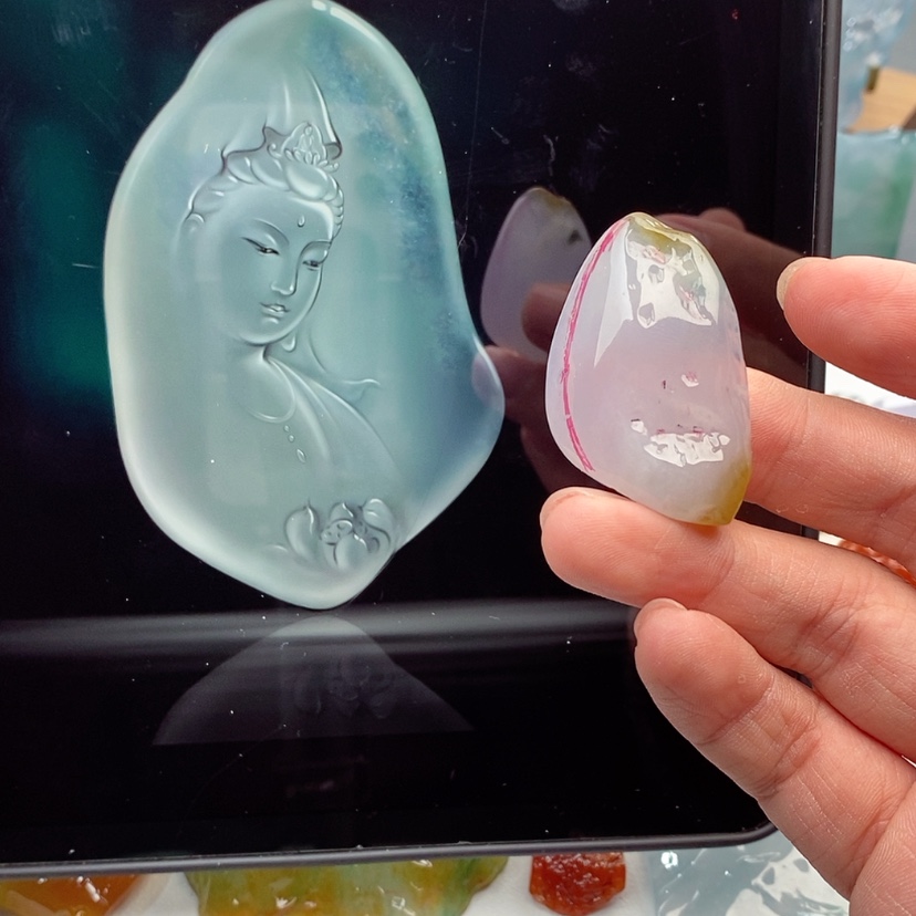 【闪购商品】定制翡翠未镶嵌包工