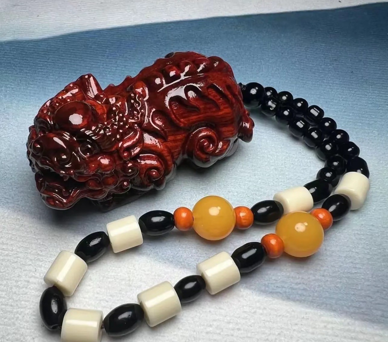 AD172手把件昼头貔貅-精品手串（无礼盒）