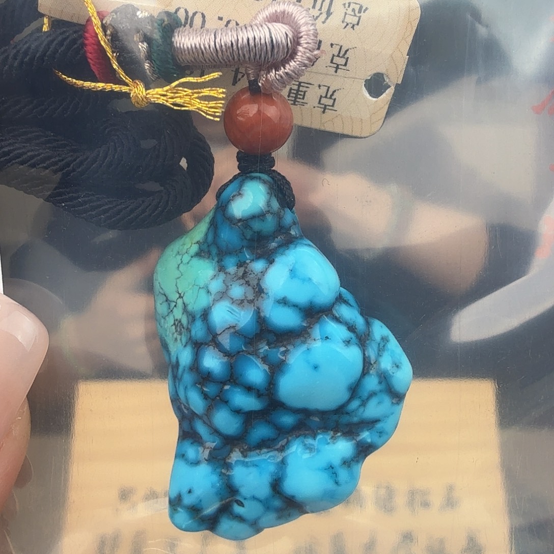 美***面绿松石未镶嵌珠宝奇石