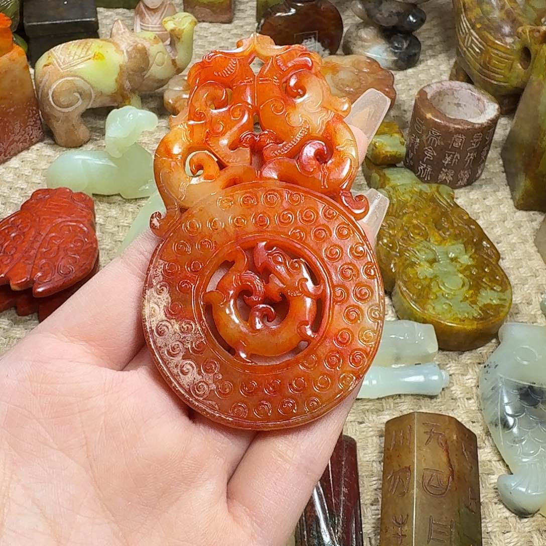 白玉菩提吊坠挂件