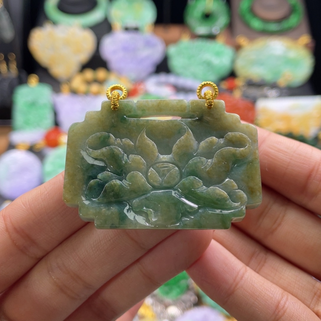 翡翠未镶嵌颈饰代编织