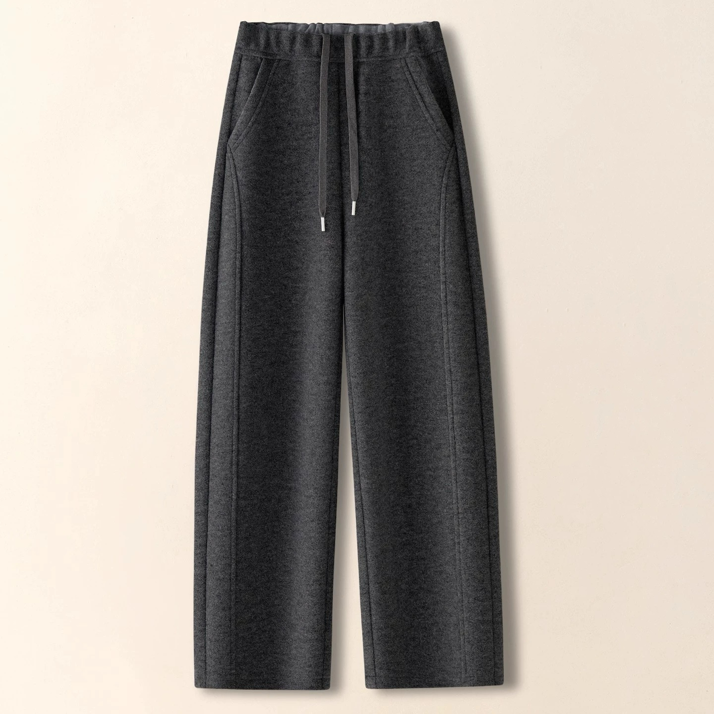 高腰慵懒休闲风保暖百搭加绒长裤K806