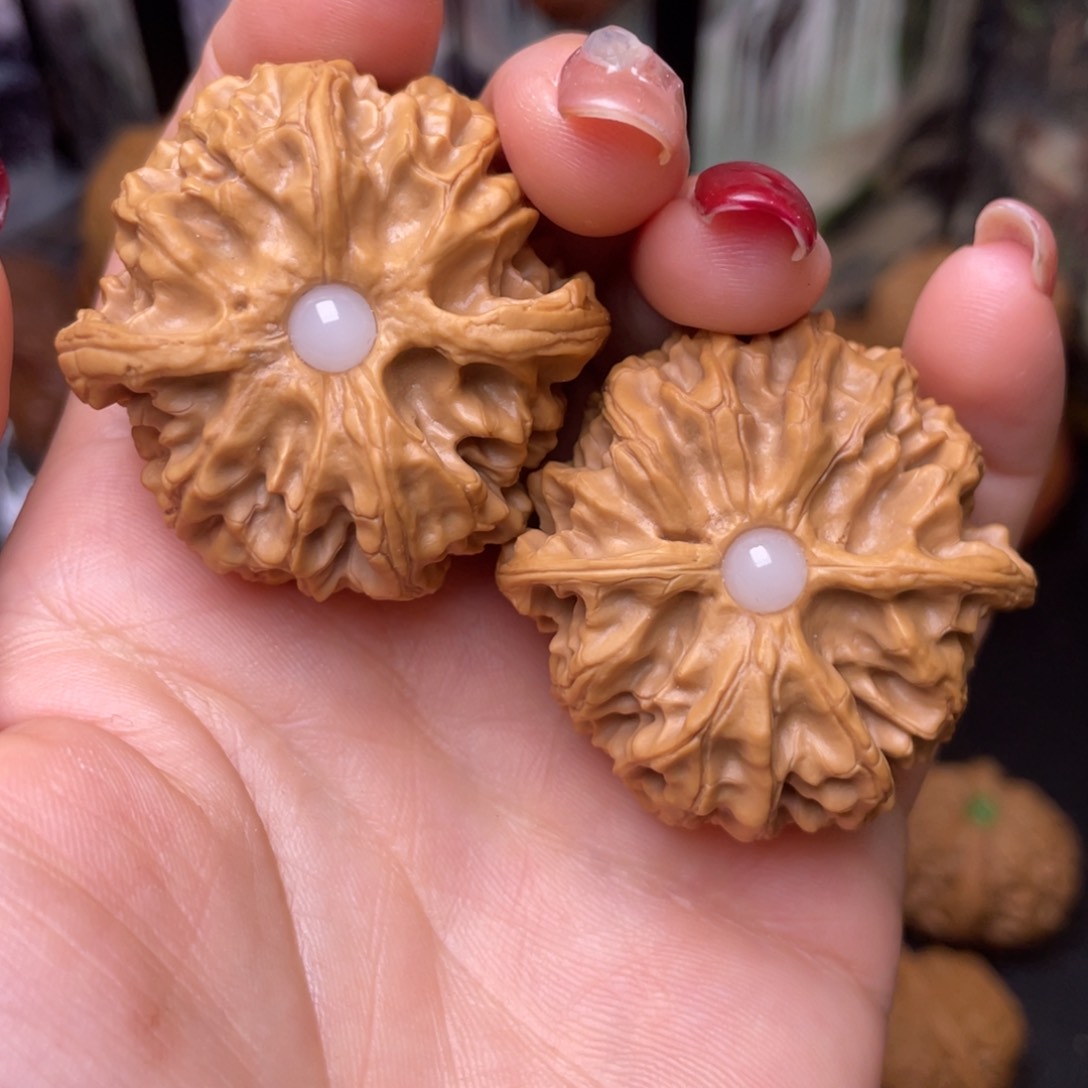 文玩核桃把件41苹果园