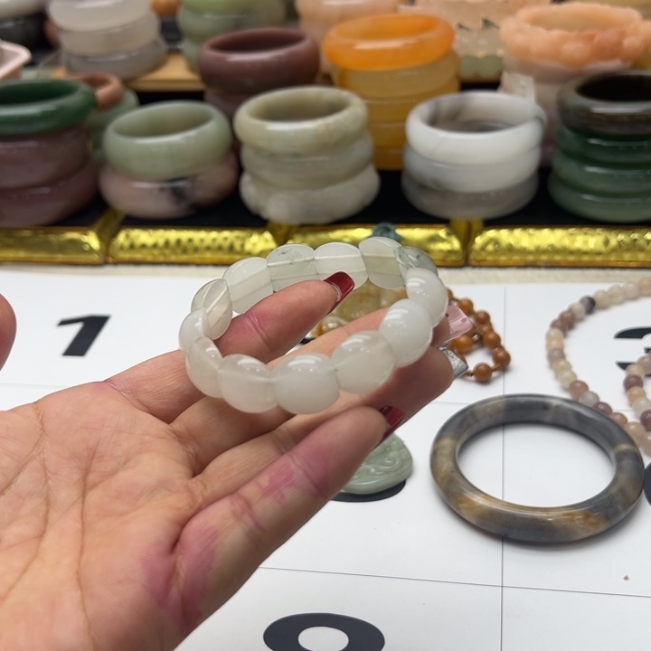 石英岩玉合金手镯