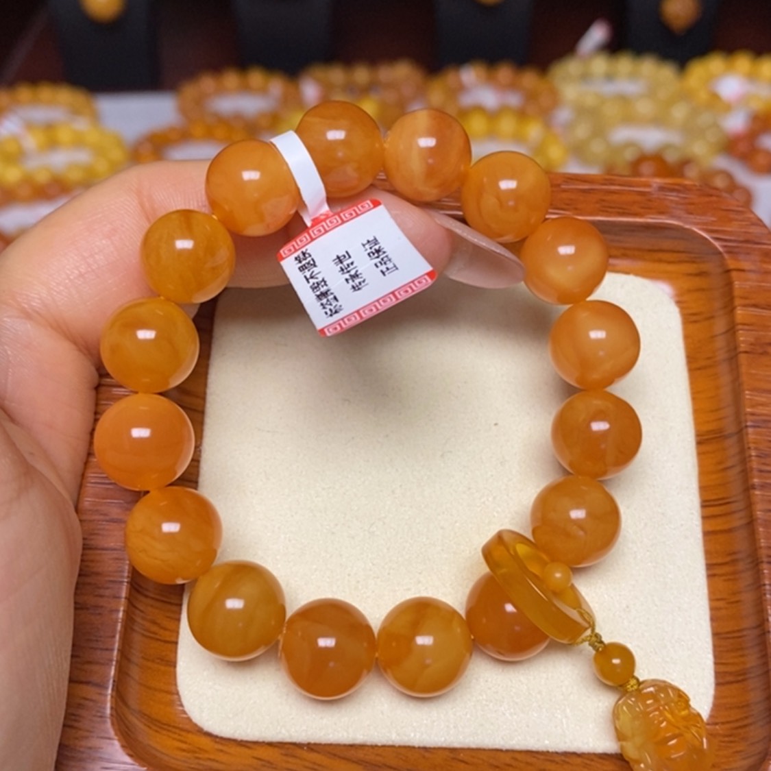 【闪购商品】蜜蜡手链未镶嵌手串