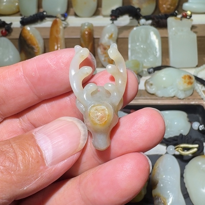 吊坠(不含链)未镶嵌和田玉