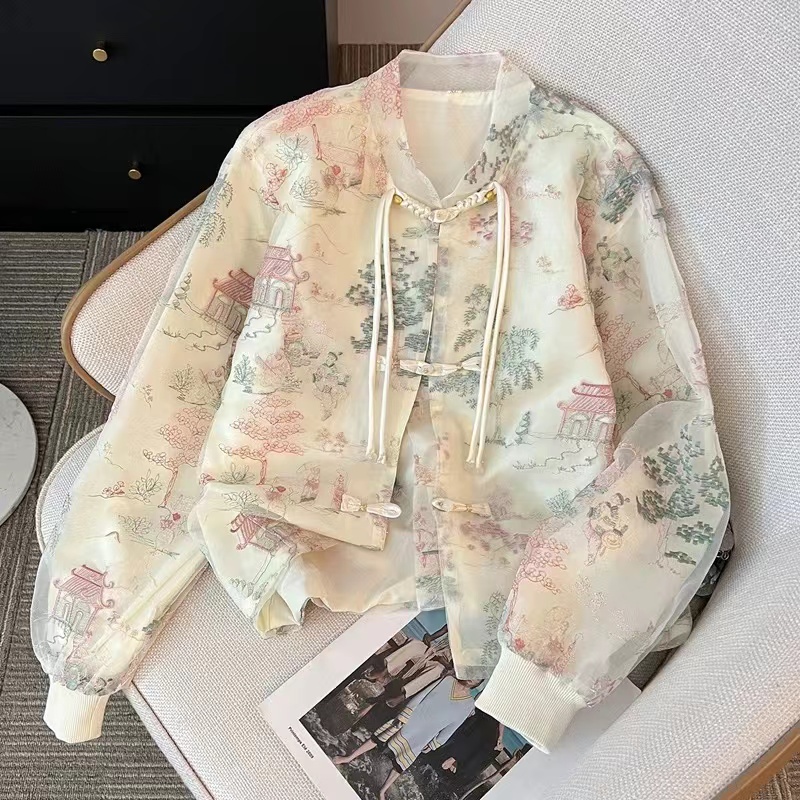 儿童2025春夏季新款刺绣国风外衣B0633