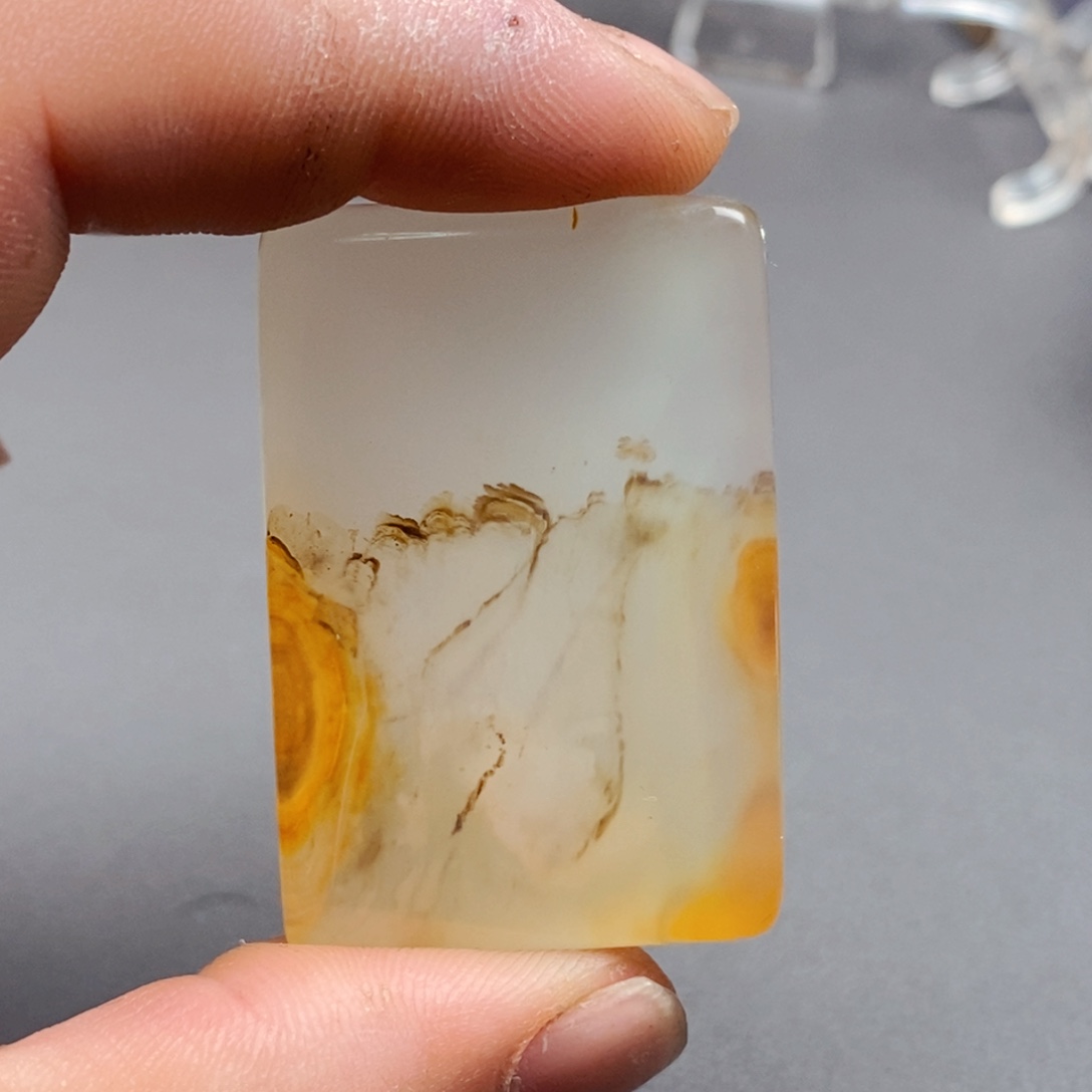 碧***天玛瑙/玉髓未镶嵌颈饰