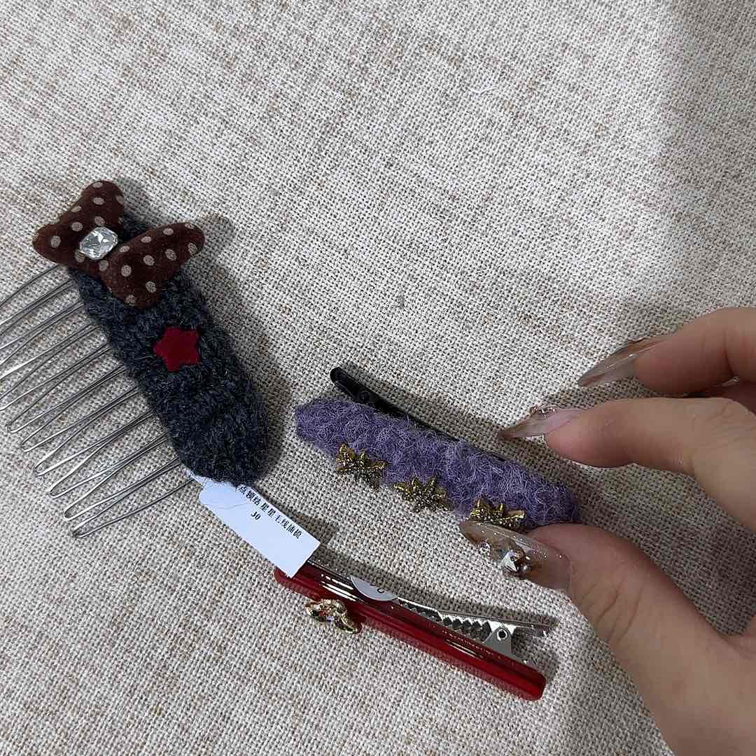 皮质铁合金夹子56