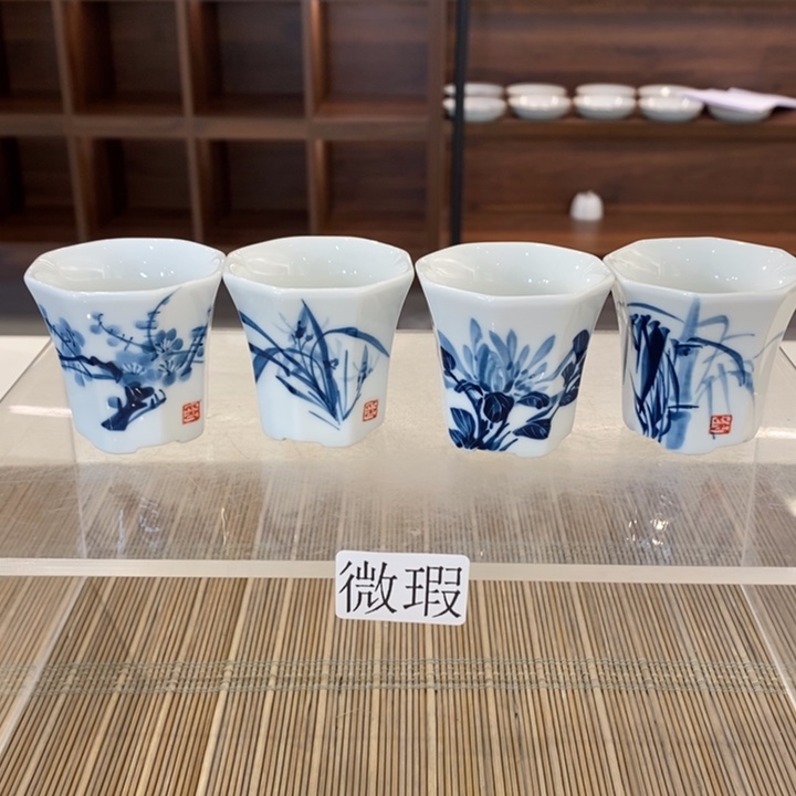 釉下老陶泥手工绘制