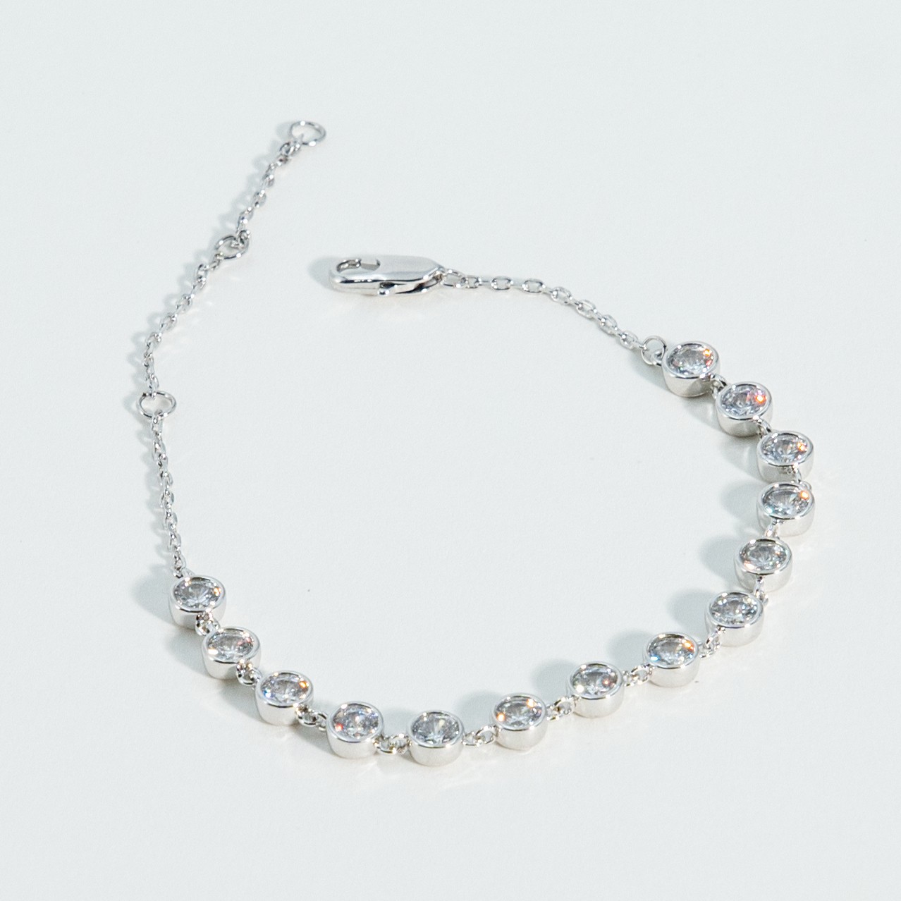 铜合金手链 简约轻奢手链百搭金色气质