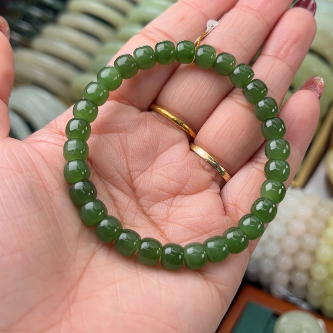 和田玉手链未镶嵌