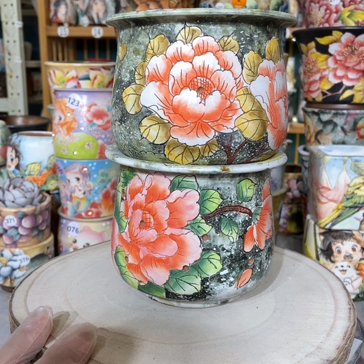 红陶景德镇艺术手绘作品