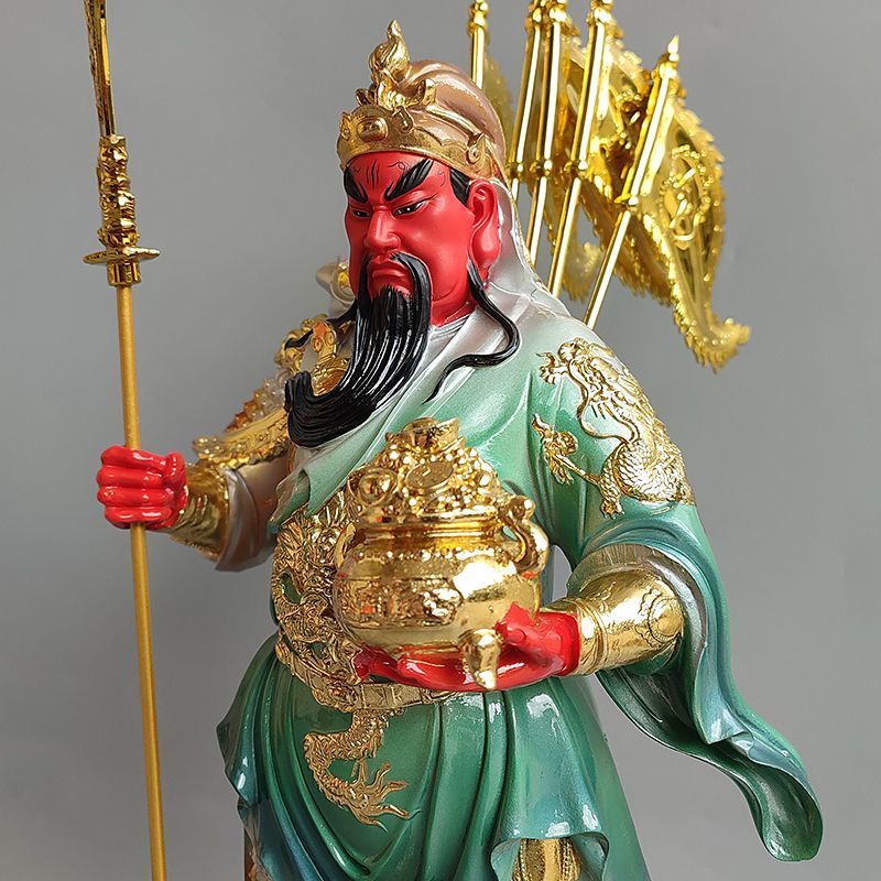 九龙关公像武财神关二爷家用店铺公司招财进宝摆件