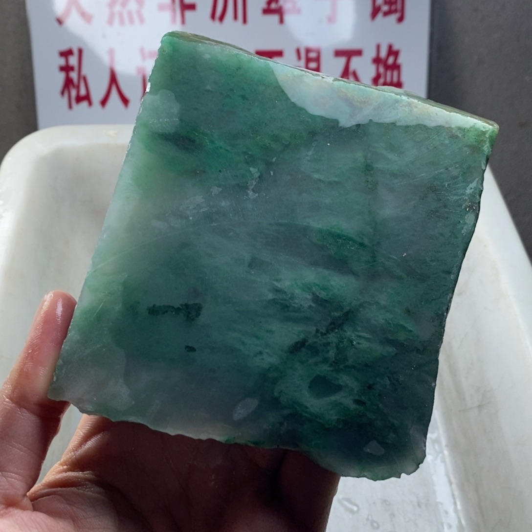 定制石英质玉郑*天然非洲翠手镯定制