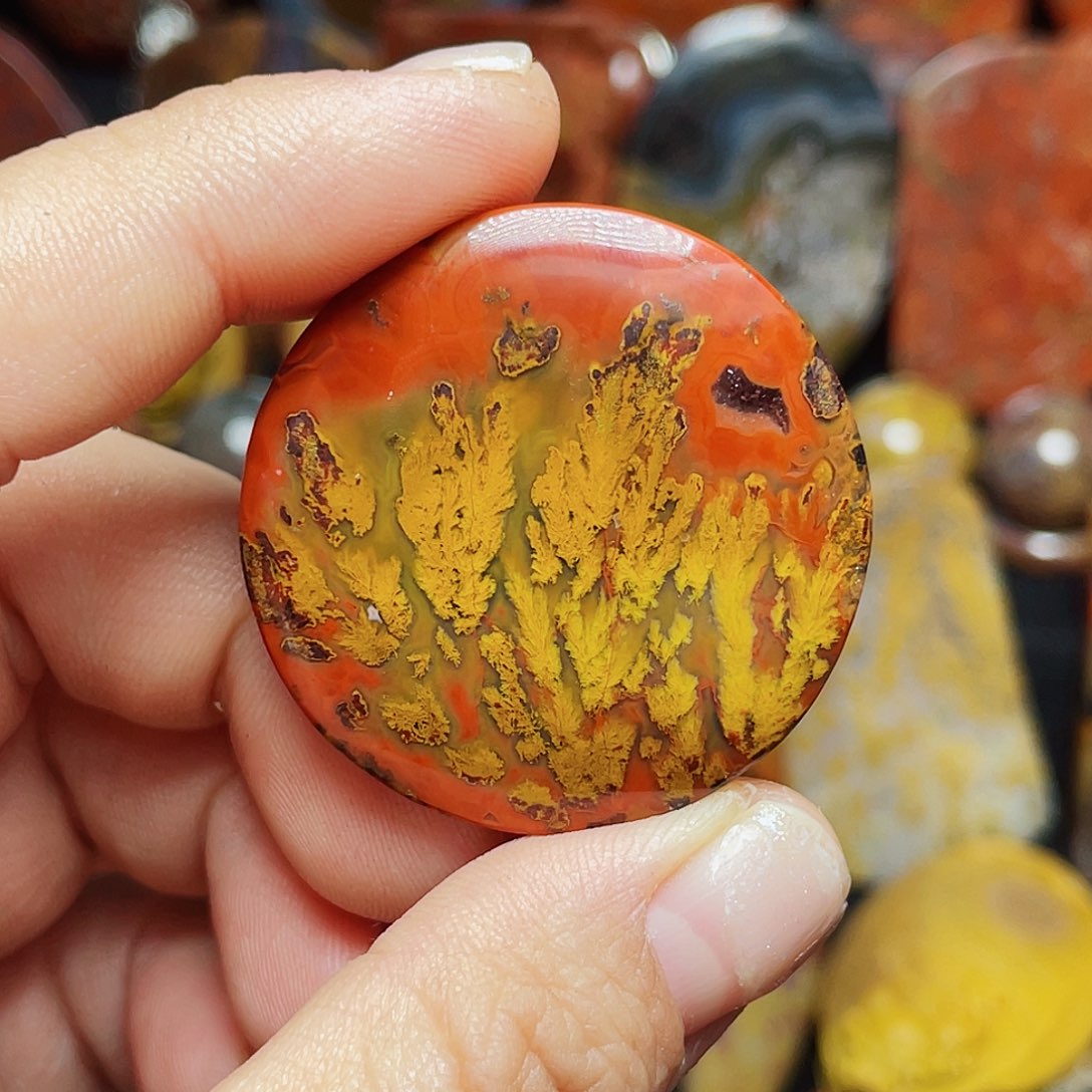 玛瑙/玉髓颈饰未镶嵌蜜*