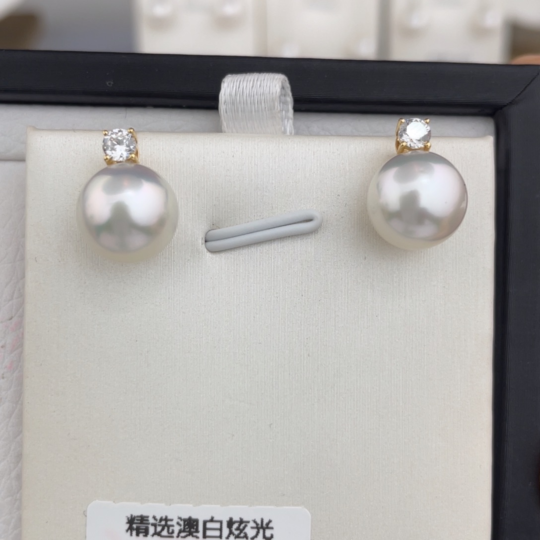 海水珍珠戴妃18K金镶嵌