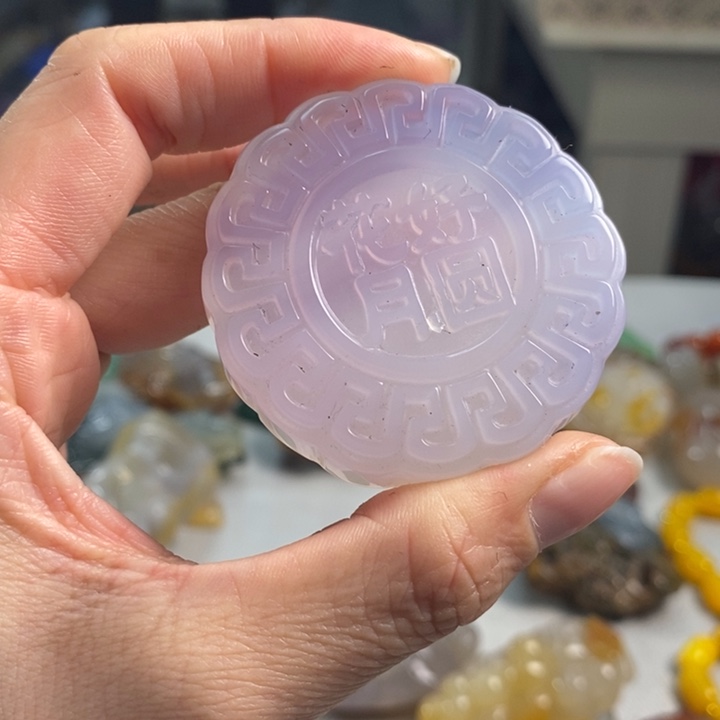 玛瑙/玉髓吊坠(不含链)未镶嵌