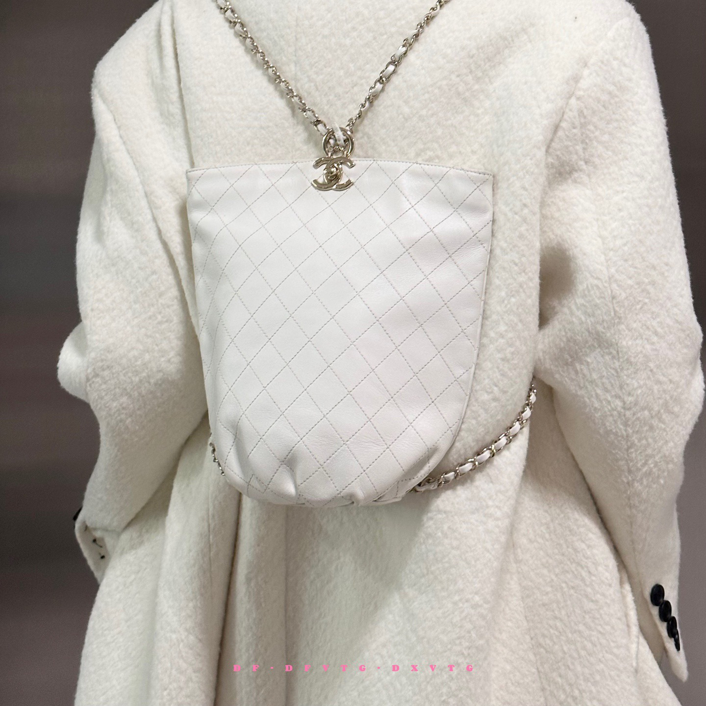 95新 Chanel/香奈儿 chanel 白金双肩包