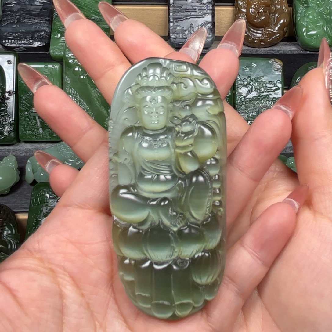 和田玉挂件未镶嵌