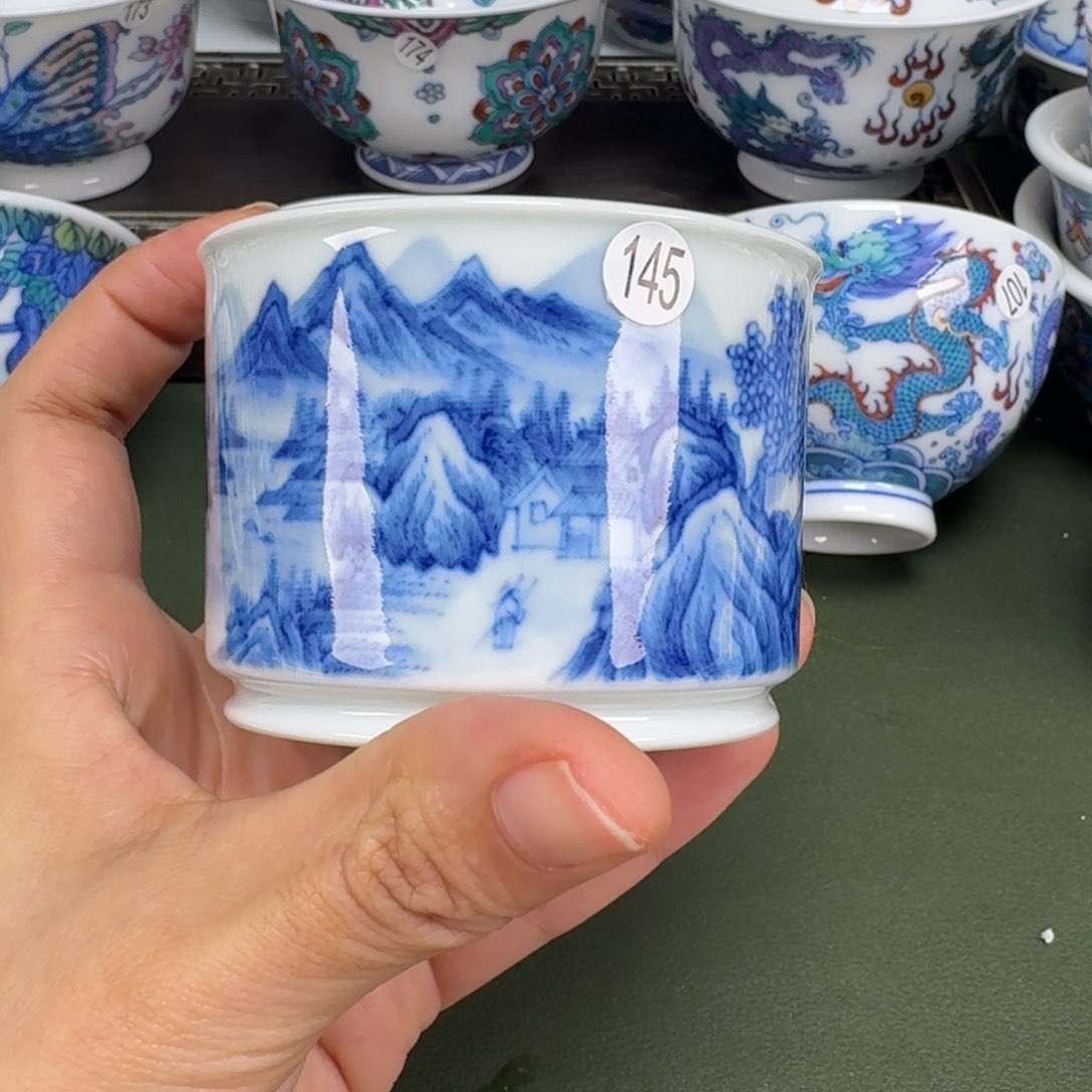 沙沙手工手绘茶具145