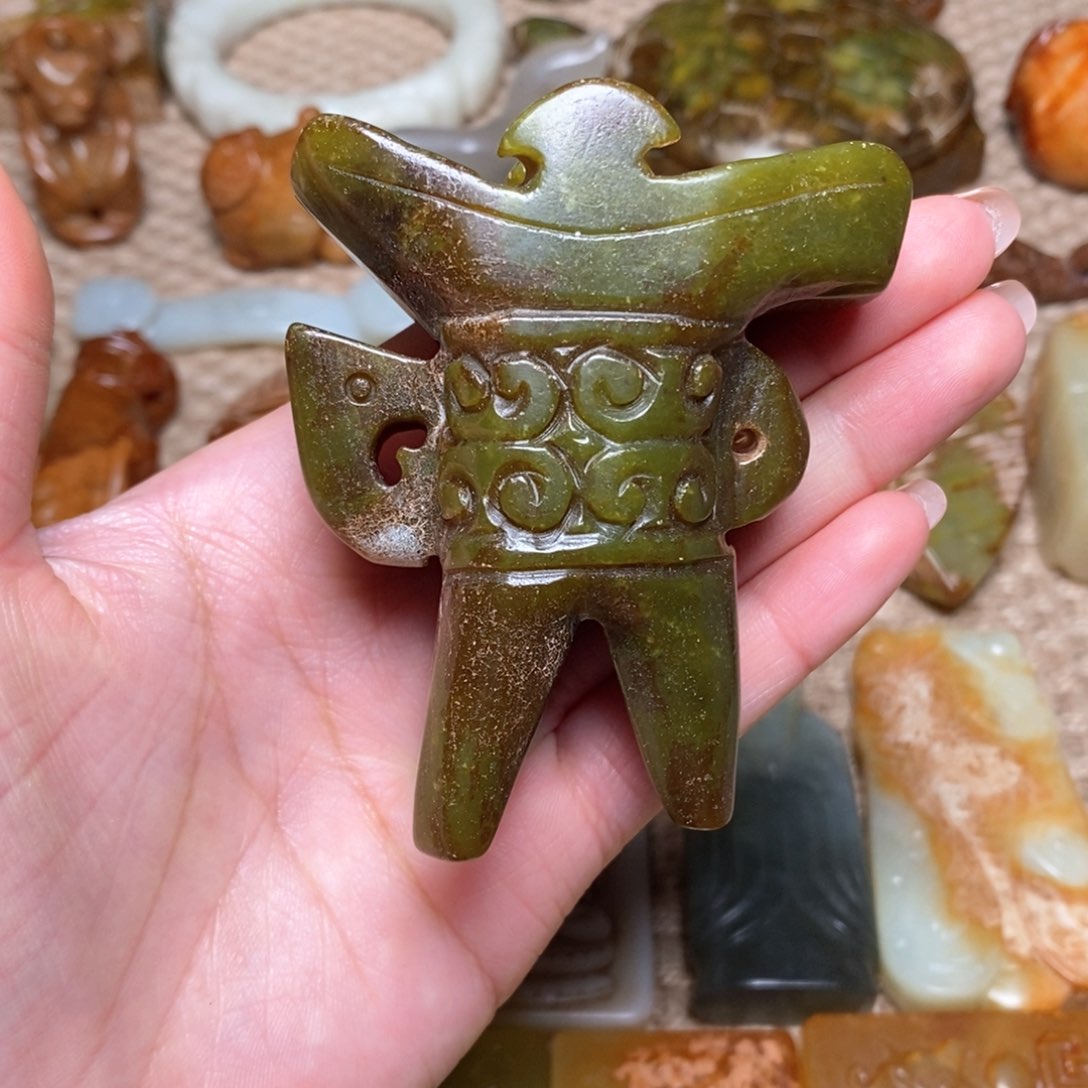 白玉菩提吊坠白玉菩提白玉菩提摆件