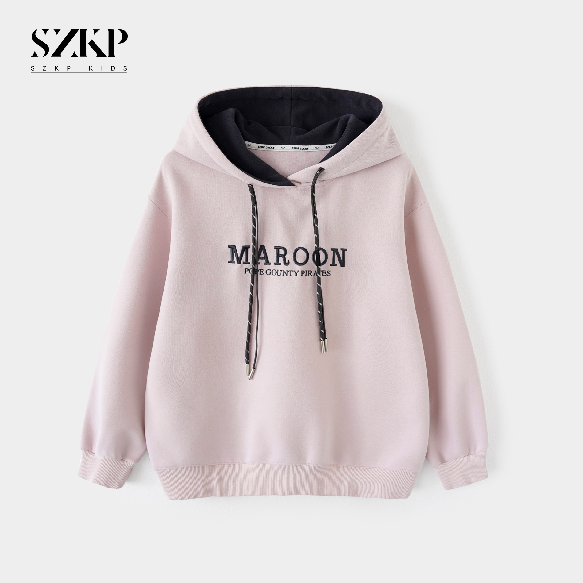 SDZKP秋季新款女童装洋气上衣中大童休闲时尚儿童卫衣BGYQ553035