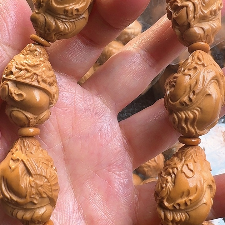 橄榄核吊坠橄榄钟馗