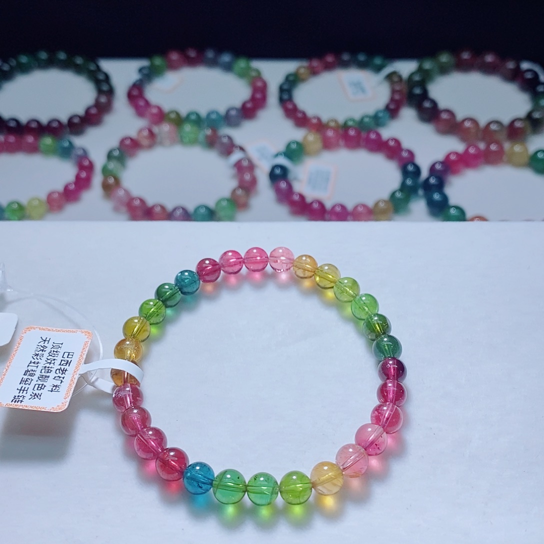 手链未镶嵌碧玺6.3mm左右