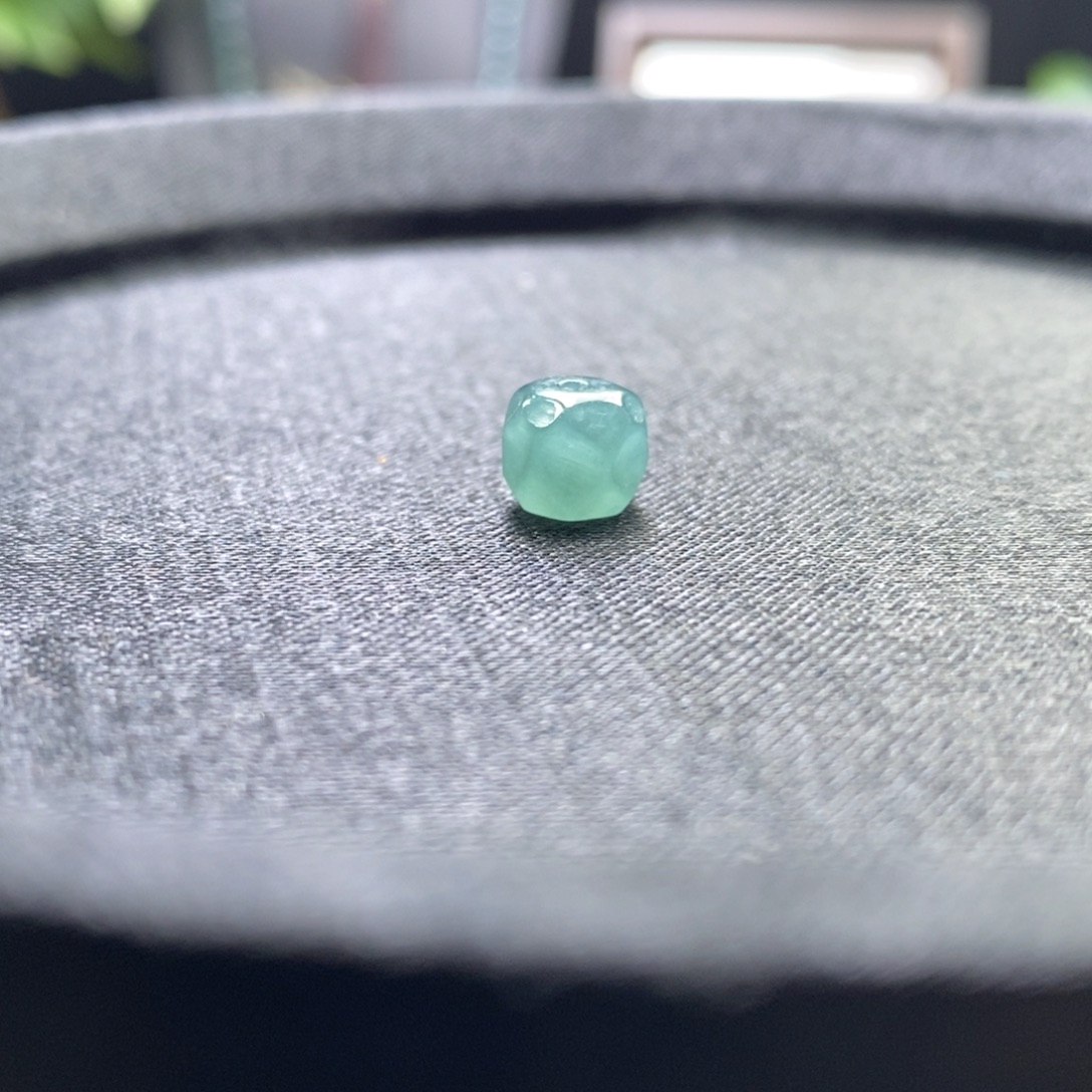 翡翠未镶嵌手链卡7-8无相珠