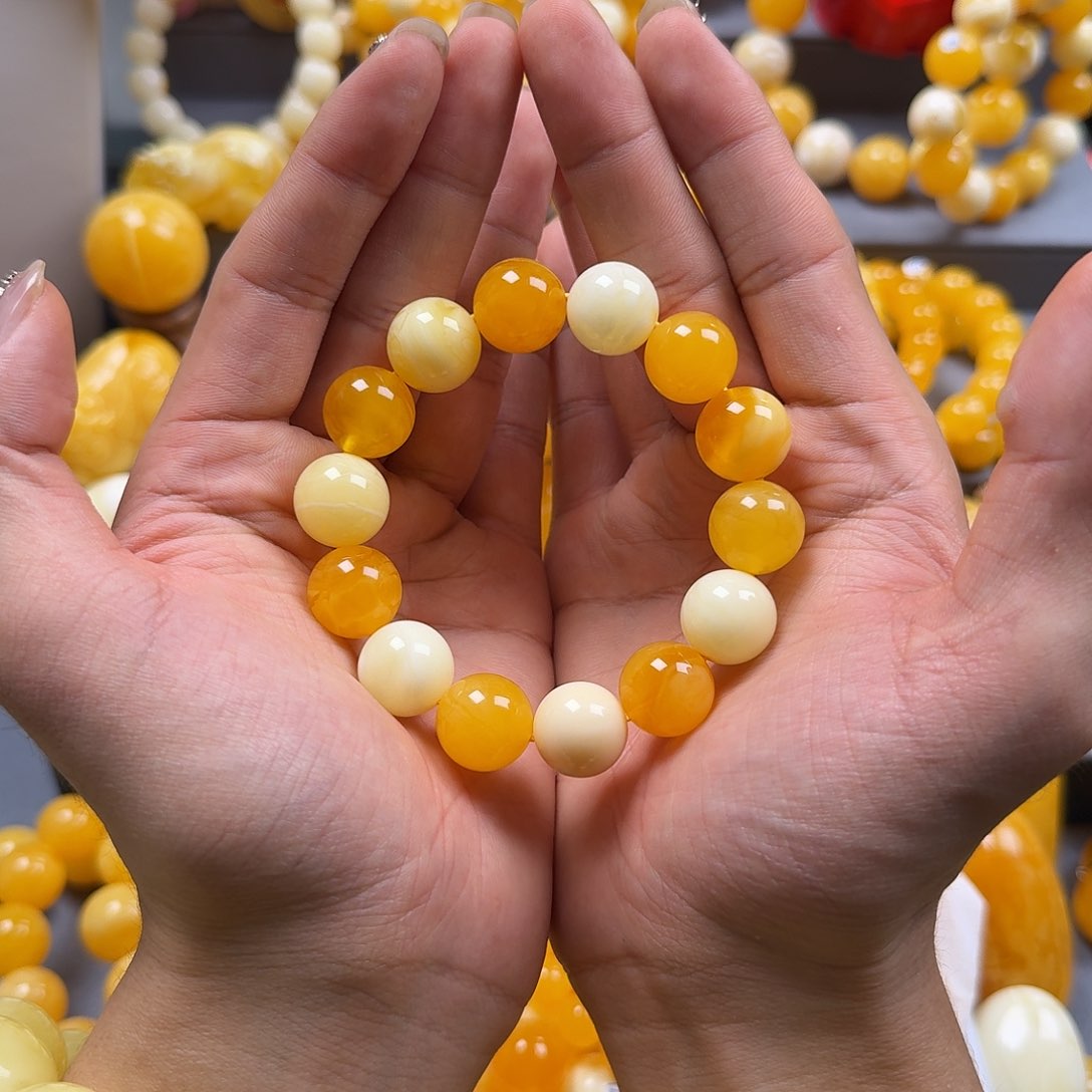 蜜蜡珠宝奇石未镶嵌15mm