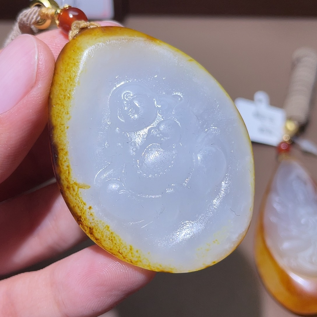 和田玉颈饰未镶嵌Y