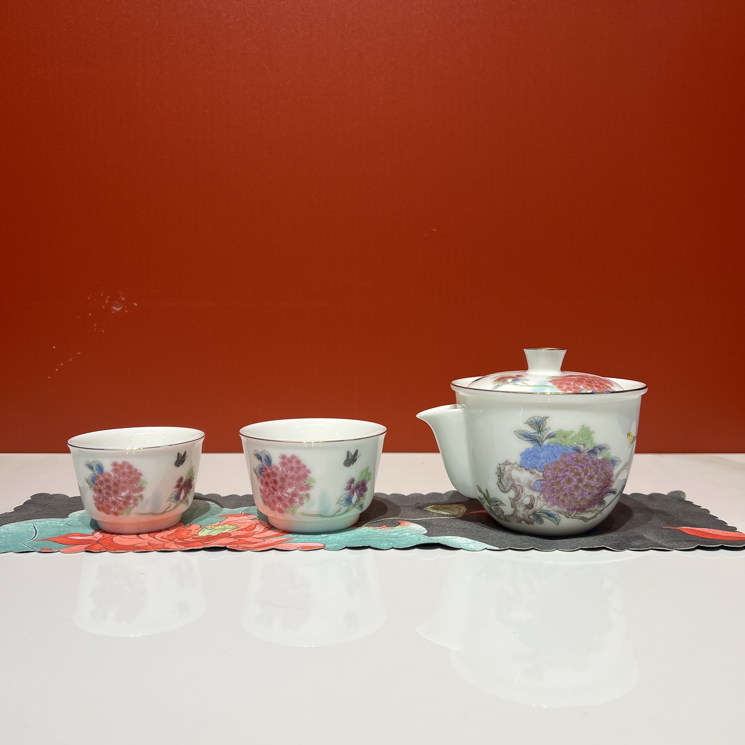 低【宝美】亮光-绣球明雅快客套组 YC003