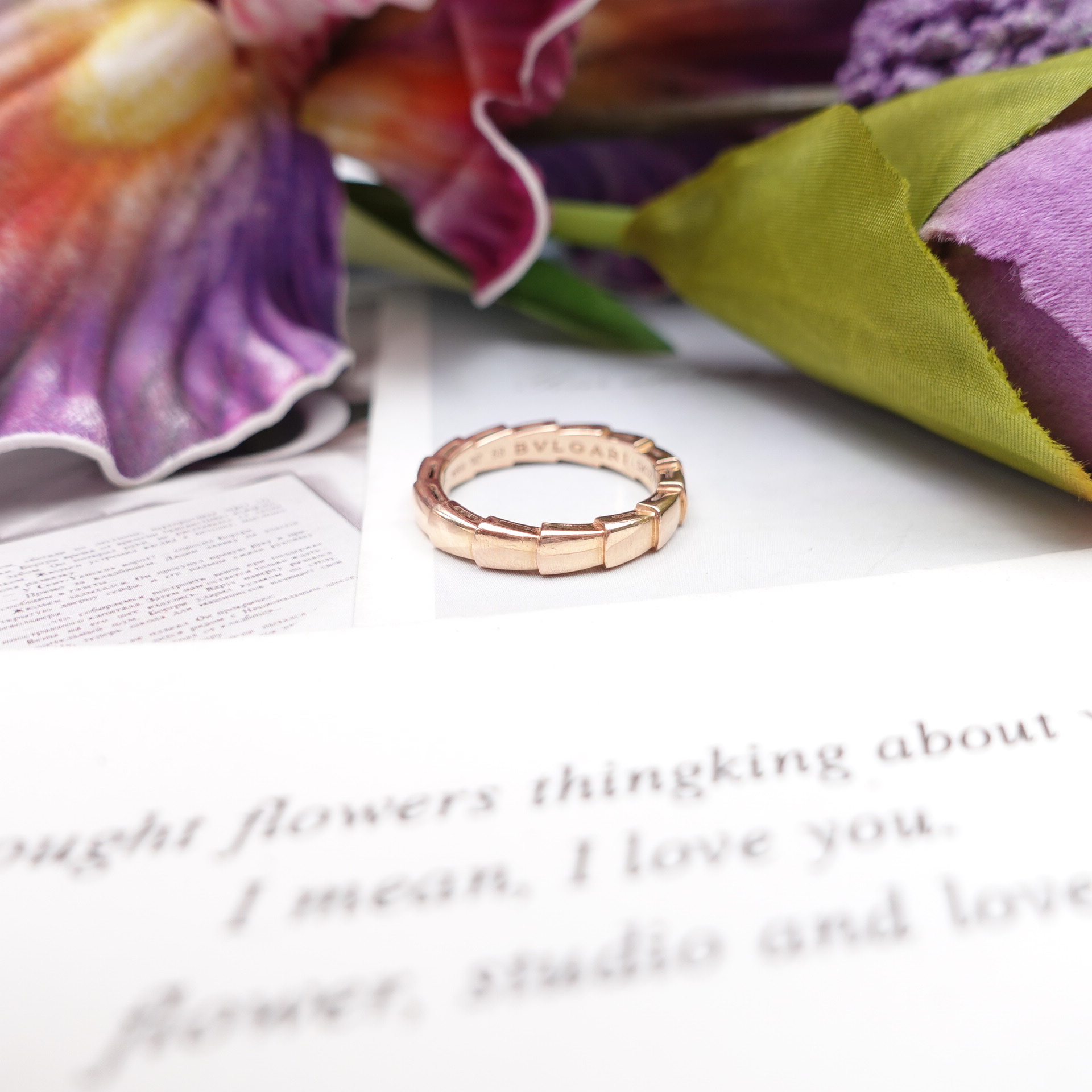 99新 BVLGARI/宝格丽 /戒指/T10307492